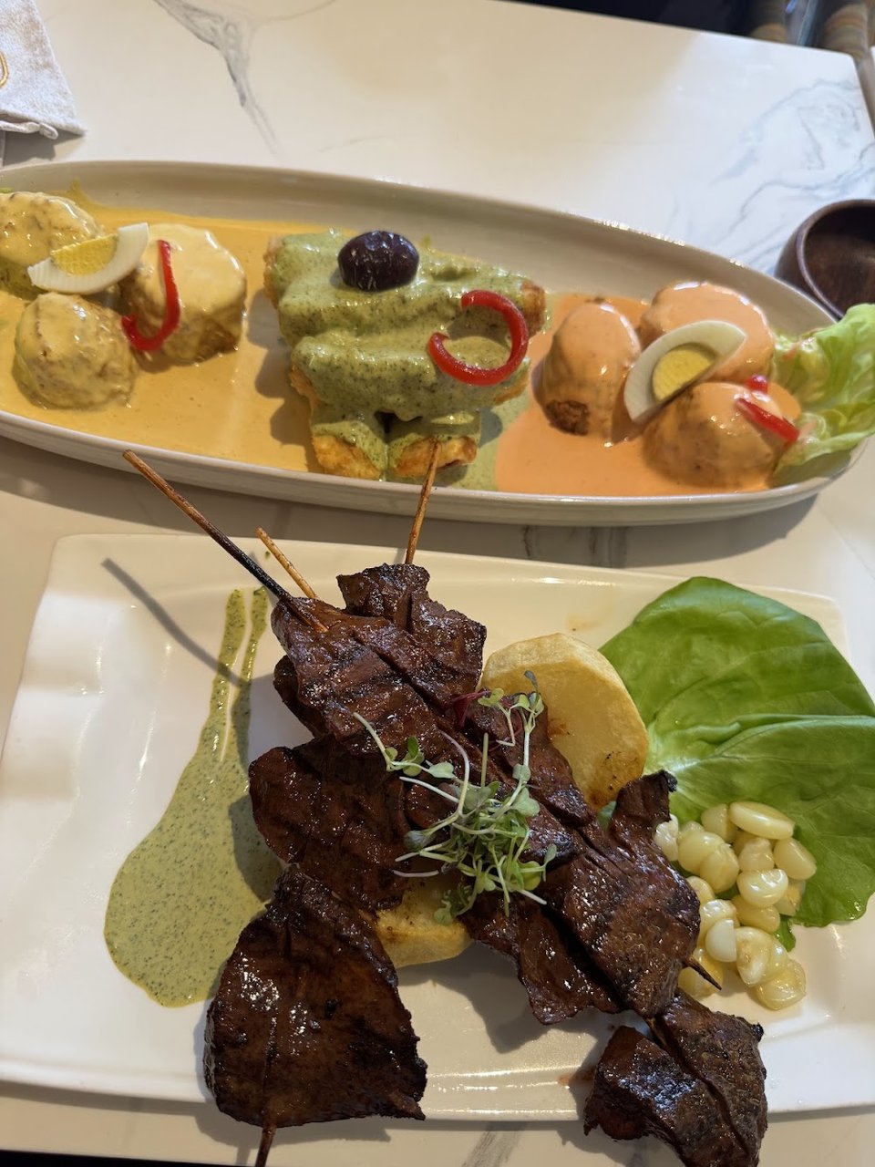 Causa Sampler Platter
